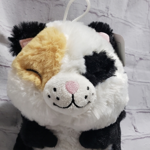 Nanco Belly Buddies Calico Cat Plush 8" Stuffed Animal Toy 2020 Hanger - Picture 1 of 11